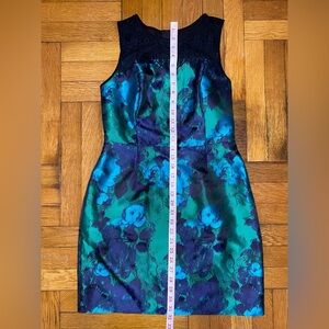 Anthropologie Leifdottir Green/Purple Dress Size 6
